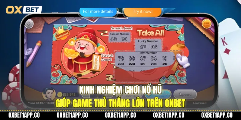 kinh nghiem choi no hu giup game thu thang lon tren oxbet 01